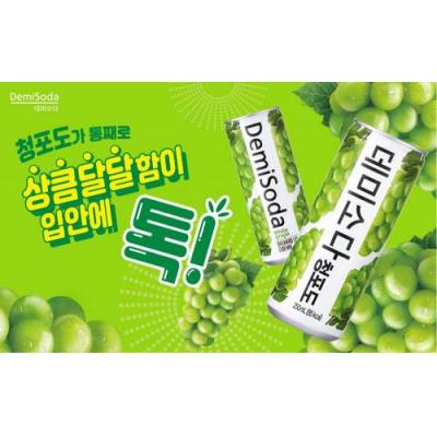 韩国进口东亚葡萄味苏打饮料 250ml