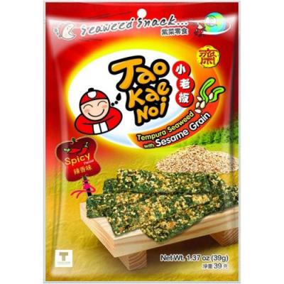 TKH Hi Tempura Seaweed Sesame Grain Crunch Spicy 39g