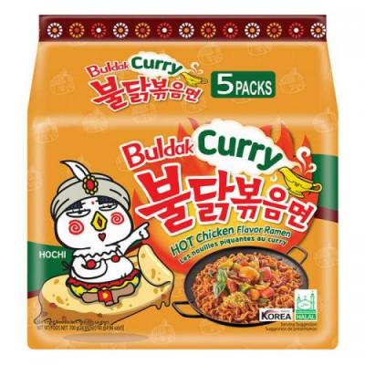 韩国进口三养火鸡面咖喱味 5*140g