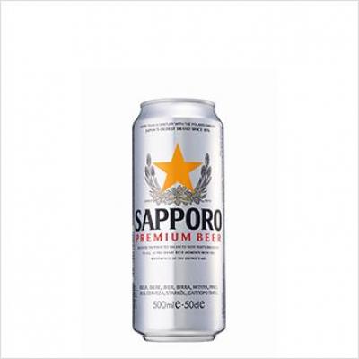 Sapporo Beer Can 4.7% 500ml