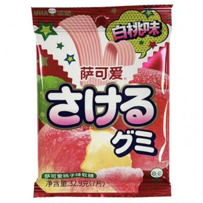 悠哈萨可爱桃子 味软糖(进口) 32.9g