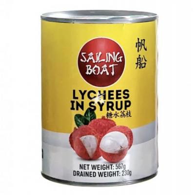 Sailing Boat Lychees in Light Syrup 567g