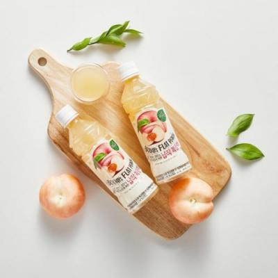 Woongjin 80days Flat Peach Juice(PET) 340ml