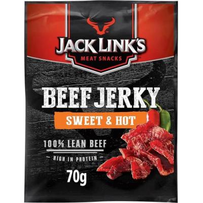 JACK LINKS Sweet & Hot Beef Jerky 70G