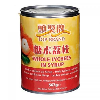 TOP Lychees in Syrup 567g