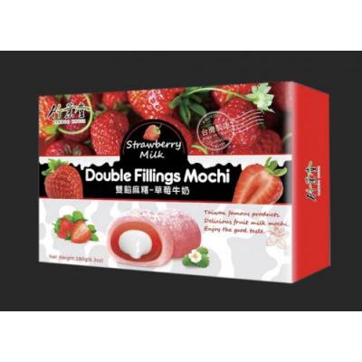 Bamboo House Double Fillings Mochi-Strawberry